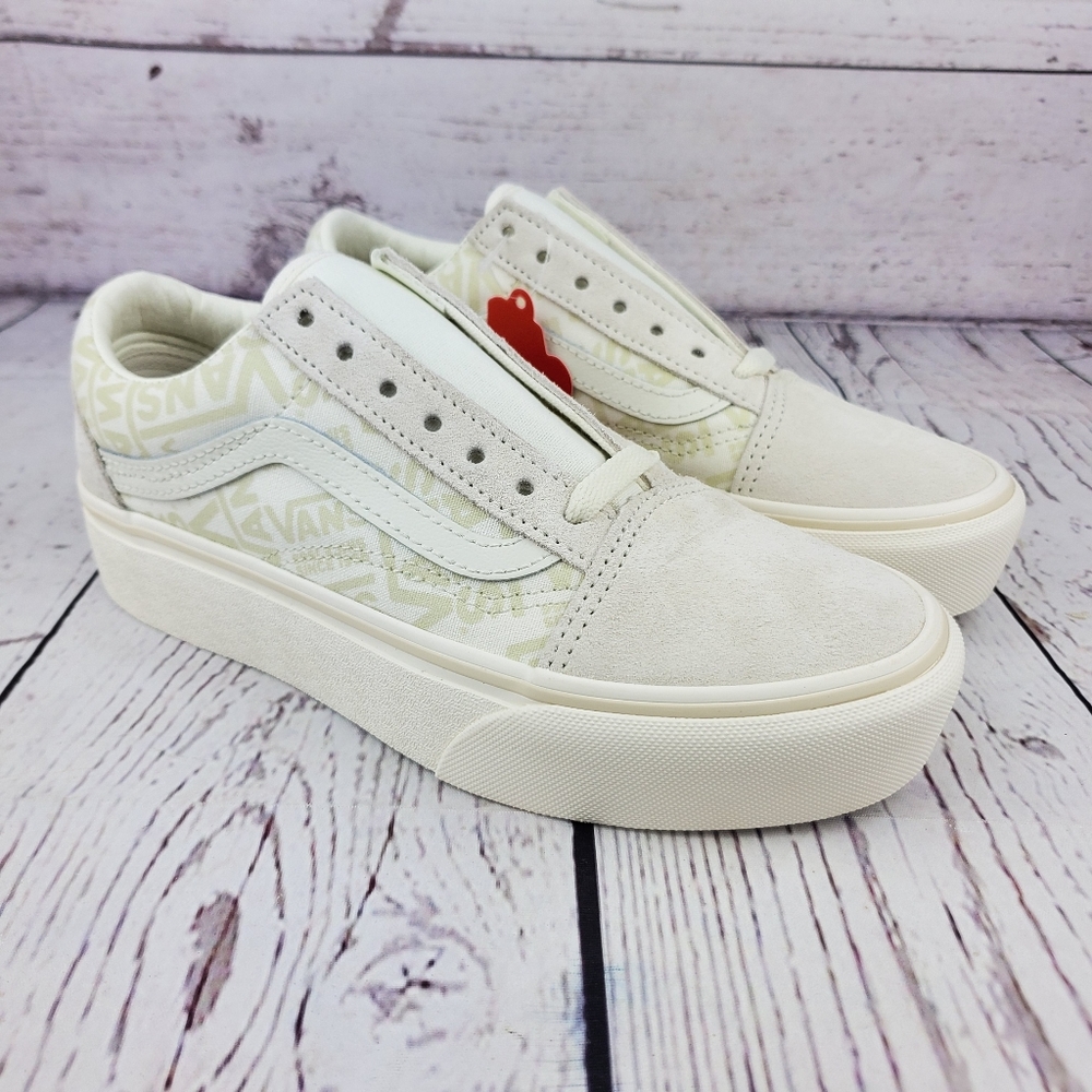 *Sold New Van's 66 Old Skool Platform Marshmallow - Picture 2 of 9